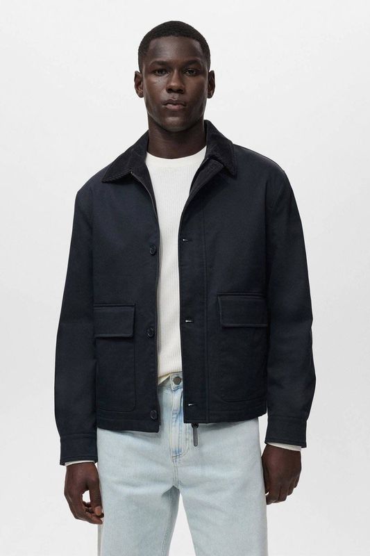 MANGO MAN Tussenjas 'Mac'  navy