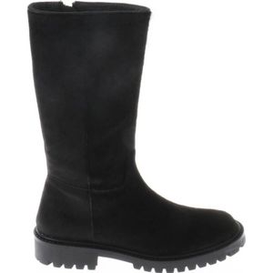 Hip leren laarzen zwart