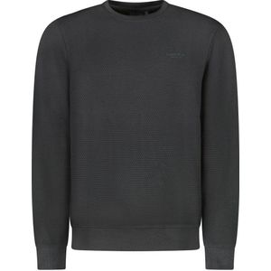 Cars sweater met textuur antraciet