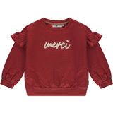 Stains & Stories - Sweatshirt - Rood - Merci