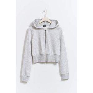 Gina Tricot sweatvest lichtgrijs