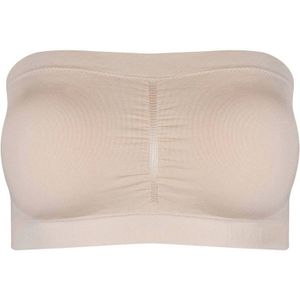 MAGIC Bodyfashion niet-voorgevormde strapless bandeau bh lichtbeige