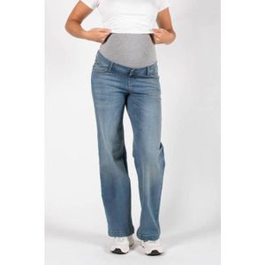 LOVE2WAIT - Jeans - Blauw Denim - Wide Leg - High Waist - 5-Pocket-Style