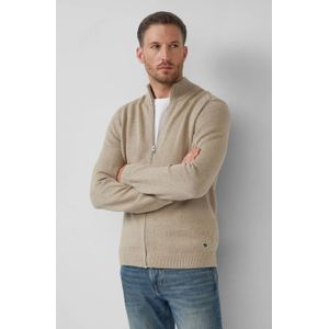 s.Oliver - Gebreid Vest - Beige - Knitwear