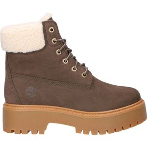 Timberland Stone Street gevoerde nubuck veterboots bruin