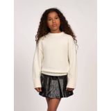 NIK&NIK sweater met backprint wit