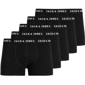 JACK & JONES JUNIOR boxershort - set van 5 zwart