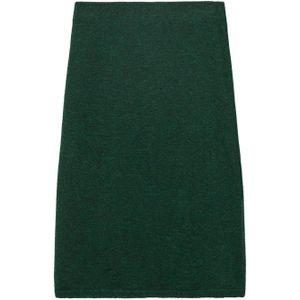 Mango midi rok donkergroen