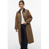 Vmemily - Jas - Lang - Gequilte Detail - Volledig Gevoerd - Polyester Vulling