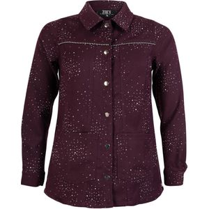 Zoey blouse donkerrood