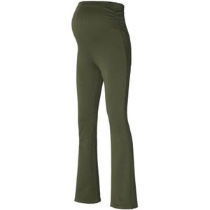 Noppies high waist flared broek Umea groen