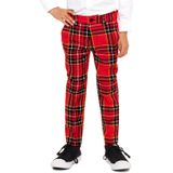 OppoSuits geruit kostuum The Lumberjack rood