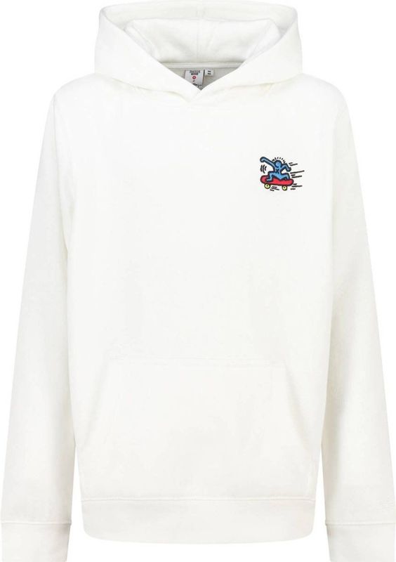 America Today hoodie met backprint wit