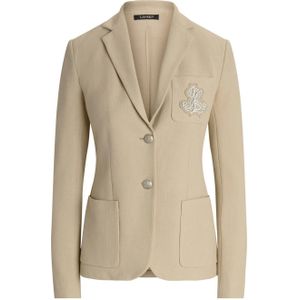 Lauren Ralph Lauren getailleerde blazer beige