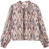 MANGO TEEN - Top - Lange Mouwen - Ronde Hals - Vrolijke Print