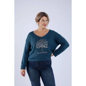 Paprika sweater petrol