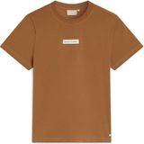 Josh V - Dorie T-shirt - Chocolate Brown - Katoenblend - Korte Mouwen