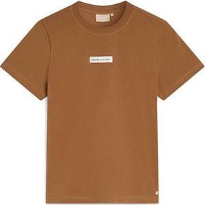 Josh V - Dorie T-shirt - Chocolate Brown - Katoenblend - Korte Mouwen