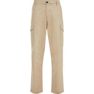 WE Fashion tapered fit cargo broek sesame