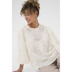 Cream - CRFreja - Blouse - Wit - Driekwart Mouwen