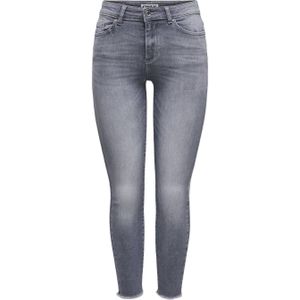 ONLY regular waist skinny jeans grey denim