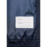 Mango Kids gewatteerde winterjas donkerblauw
