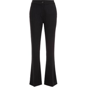 WE Fashion flared pantalon zwart