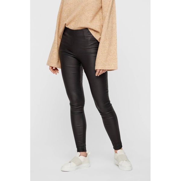 Zwarte Imitatieleren leggings kopen Nieuwste collectie beslist