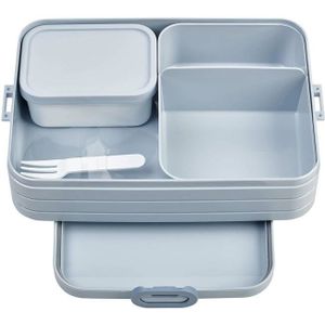 Mepal Bento Lunchbox large – Broodtrommel - 8 boterhammen - Nordic blue