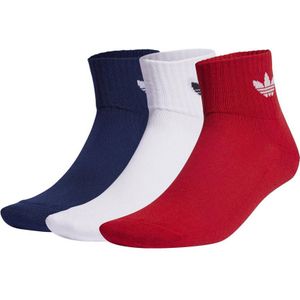 adidas Originals sokken - set van 3 donkerblauw/wit/rood