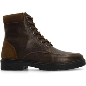 Wandellaarzen Leren Heren Laarzen Gevoerd Outdoor Laarzen Bruine
