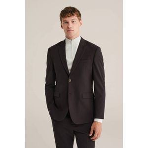 Fundamentals - Slim Fit Blazer - Donkerbruin