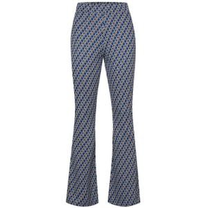 Miss Etam high waist flared broek met all over print