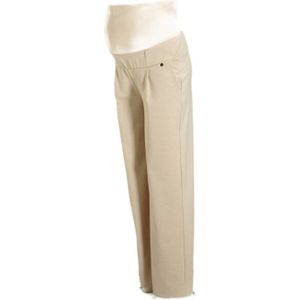 LOVE2WAIT low waist wide leg broek beige