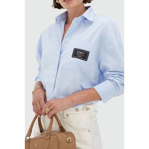 Berdina - Blouse - Powder Blue - Boyfriend Fit