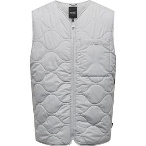 ONLY & SONS quilted bodywarmer ONSART pearl blue