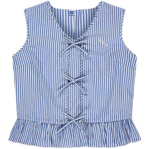 NIK&NIK mouwloze top blauw