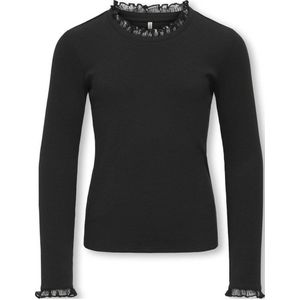 Only - Kogleslie - T-shirt - Zwart - Lange Mouwen
