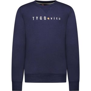 TYGO & vito sweater donkerblauw