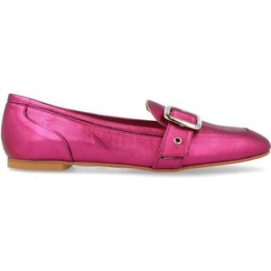 Red Rag 78598 leren loafers fuchsia