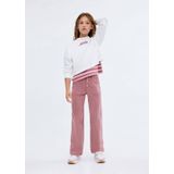 Mango - Kids - Jeans - Roze - Wide Leg Pasvorm