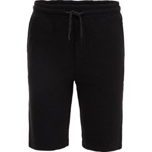 WE Fashion slim fit sweatshort zwart