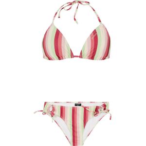 Protest voorgevormde triangel bikini met lurex PRTMOLA roze/groen