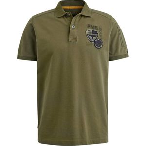 PME Legend polo met printopdruk groen