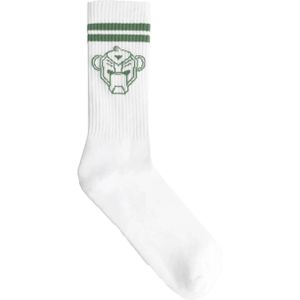 BLACK BANANAS sokken met logo wit/groen