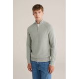 WE Fashion - Gebreide Trui - Grijs - Regular Fit