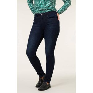 Miss Etam slim fit jeans Jackie dark blue denim