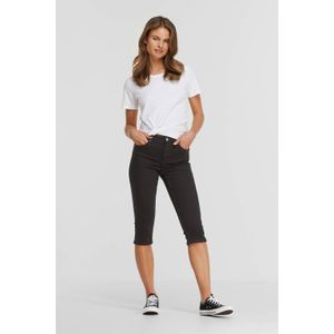 anytime skinny capri jeans zwart