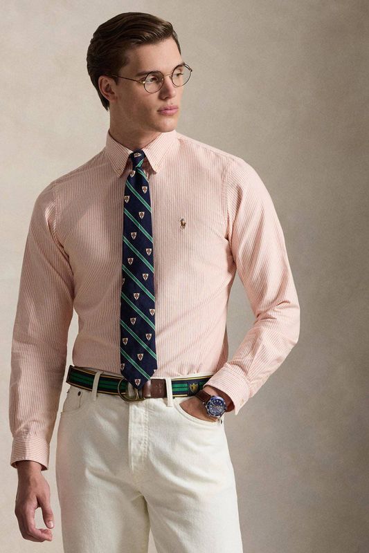 Polo Ralph Lauren - CHEMISE COUPE DROITE EN OXFORD - Overhemd - Oranje