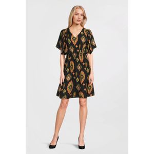 Geisha zomerjurk zwart
